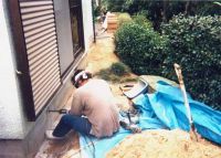 1.基礎解体撤去(宇部市  F邸　家揚げ・基礎やり直し工事)