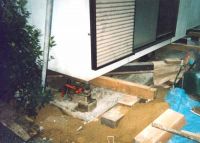 2.家揚げ工事(宇部市  F邸　家揚げ・基礎やり直し工事)