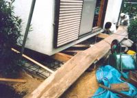 3.ベース工事(宇部市  F邸　家揚げ・基礎やり直し工事)