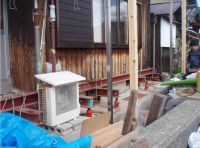 1.家押し準備（萩市　E邸　家押し工事）